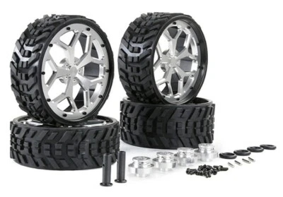 CNC Alloy Wheel Rim Tire for Baja 5B 5T 5SC KM Rovan HPI 1/5 RC CAR No foam - Image 1 of 2