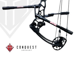 CONQUEST ARCHERY SMACDOWN .625 HUNTING STABILIZER 10/8 COMBO WITH REAR MOUNT - Picture 1 of 2