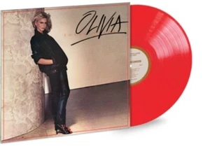 Olivia Newton John Totally Hot 45th Anniversary Neon Coral Red Colored Vinyl LP - Picture 1 of 5