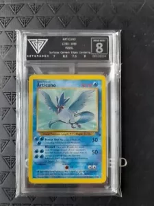Articuno Fossil Rare 17/62 Near Mint get graded 8 - Picture 1 of 9