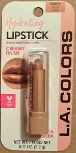 L.A. Colors Natural Shine Hydrating Lipstick C68672 7 ct vitamin e creamy finish - Picture 1 of 2