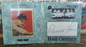 FERRIS FAIN 1949 Bowman Card & Cut Auto! 2020 Historic Autographs - Picture 1 of 3