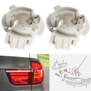 2Pcs Bulb Socket Tail Light Brake Lamp Holders For BMW X5 E53 E65 63216943036 - Picture 1 of 6
