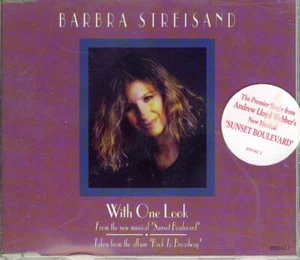 (CD2295) Rare UK CD Single - Barbra Streisand – With One Look - Bild 1 von 2