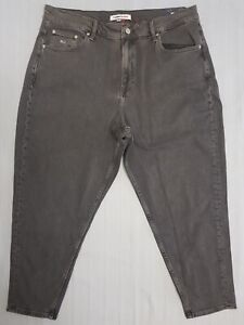 TOMMY HILFIGER Damen Jeans Mom Ultra High Rise Baumwolle schwarz Gr. W40/L32 NEU