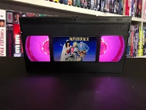 Beetlejuice Live Action VHS Lamp + Remote - Picture 1 of 2
