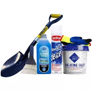 Deluxe Emergency Winter Car Kit - Vehicle Protection, Micro Shovel Included - Picture 1 of 9