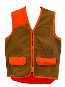 Vintage RANGER Hunting Fishing Vest Canvas Game Vest Men's Size XL Made In USA - Picture 1 of 11
