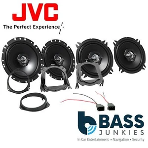 Vauxhall Corsa C 00-06 JVC 1100 Watts Front Door & Rear Hatch Car Speaker Kit - Picture 1 of 6
