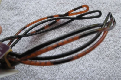 2 diademas de plástico retorcido tejidas cruzadas finas Goody negras carey marrón Foto 1 de 4