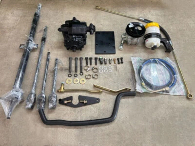 Kit de conversión de dirección manual a asistida para Willys Jeep LHD MB GPW CJ2A 3A M38+ Foto 1 de 2