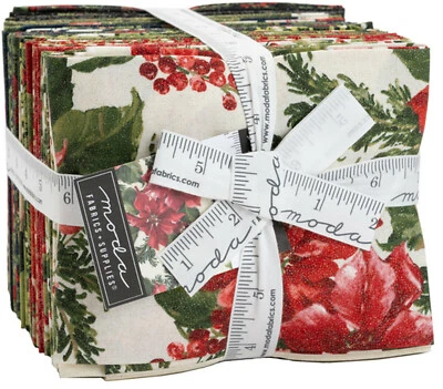 Sparkle & Shine Glitter Fat Quarter Bundle 100% Cotton 18"x22" Precut Fabric - Image 1 of 2