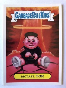 Garbage Pail Kids Topps 2017 Adam-Geddon Sticker Nuclear 4b Dictate Tor - Picture 1 of 2