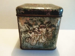 Rare 1911 United States Tobacco Co. Hinged Tin Box- Worn & Rusty - Closes Nicely - Picture 1 of 6