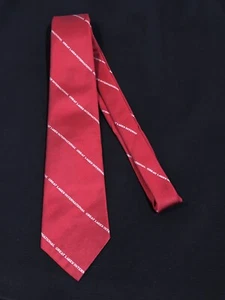Great Lakes International Inc. Red Silk Tie - Picture 1 of 4