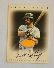 1996 Leaf Signature Series Jeff King Pittsburgh Pirates - Auto