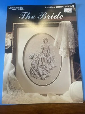 Leisure Arts Bride Cross Stitch Chart Leaflet 2031 Wedding Day New - Image 1 of 2