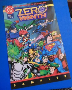 DC Comics SUPERMAN BATMAN etc. 1994 Promo 16pp page booklet Zero Month folder - Picture 1 of 5