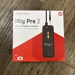 IK Multimedia iRig Pre 2 - XLR Microphone Interface for iOS Devices BNIB - Picture 1 of 1