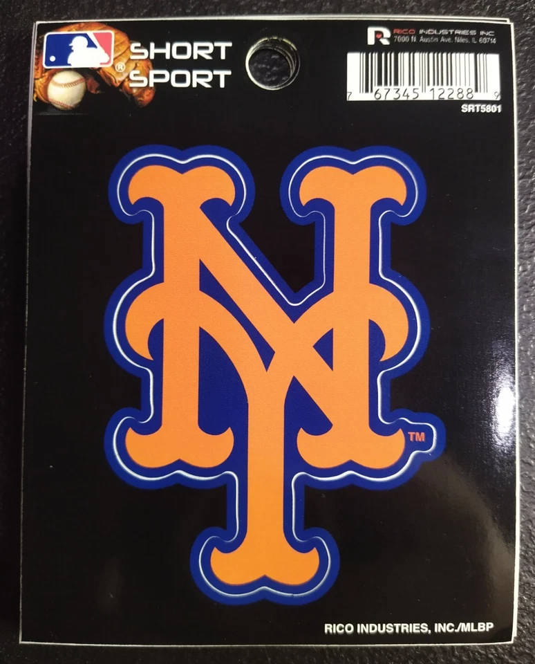 Rico Industries Short Sport MLB Baseball 4" Team Logo Decal CHOOSE YOUR TEAM - Image 1 of 1