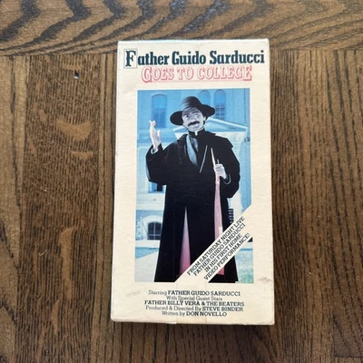 Father Guido Sarducci Goes To College VHS '85 SNL Billy Vera - Tested - Image 1 of 4