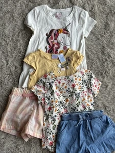 Girls Size 5 Lot Summer 5 Piece - Picture 1 of 6