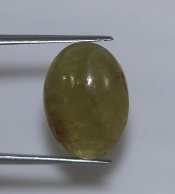 Natural Green Cat’s Eye Chrysoberyl Loose CERTIFIED 19.16 Ct Gemstone HUGE SIZE - Image 1 of 4