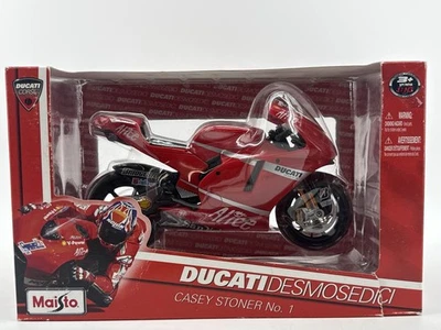 Maisto Ducati Desmosedici Stoner 1/12 Diecast Motorcycle - Image 1 of 4