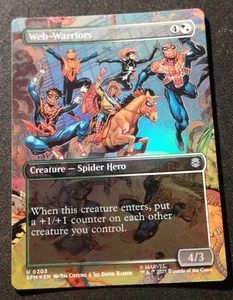 Web-Warriors - Foil - Borderless - SPM - MTG - EN - NM - 0203 - Picture 1 of 1