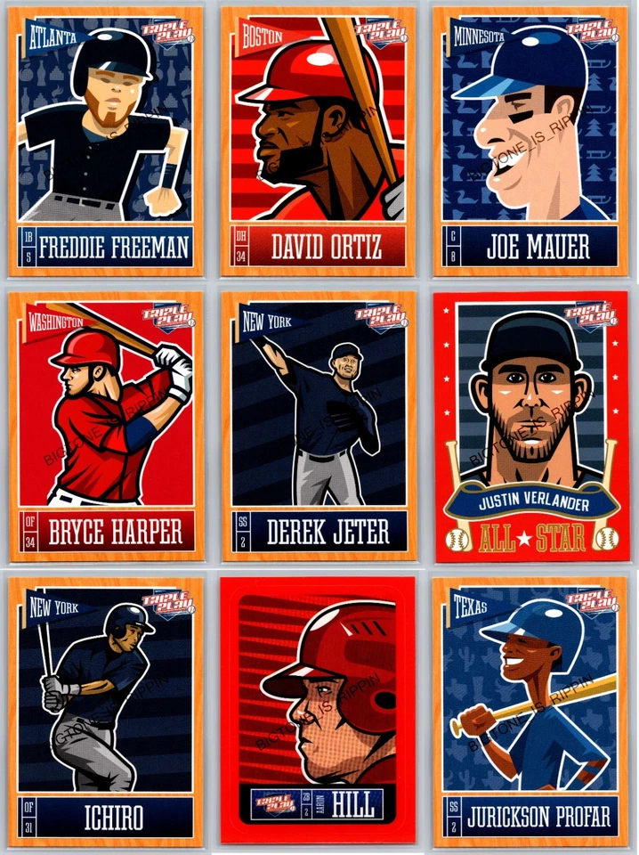 2013 帕尼尼三场比赛棒球集换卡单张全套 — 第 1/1 张图片