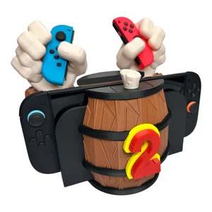 Soporte de agarre de barril para Nintendo Switch 1 y 2 - Soporte de consola estaciones de acoplamiento - Imagen 1 de 24