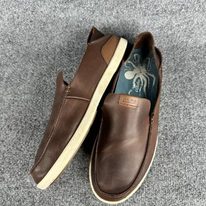 Zapatos Olukai Kakaha Nalukai Fox Cuero Marrón Talla 11 Tacón Caído - Imagen 1 de 10