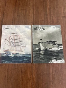 The Rudder Magazine ~ Lot of 9 Magazines from 1940-1947 ~ Vintage Boats Nautical - Picture 1 of 6