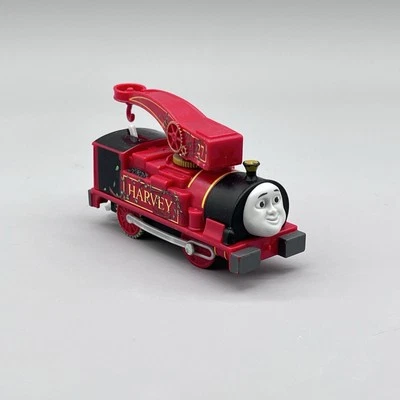 Thomas & Friends Motorized Train Engine Trackmaster Harvey Crane 2013 Mattel - Image 1 of 4