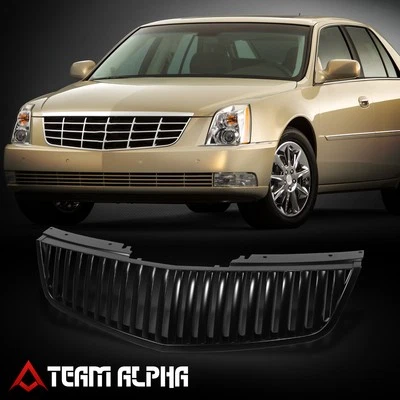 Ajuste Cadillac DTS 2006-2011 listón vertical sin insignia capó delantero superior rejilla negro Foto 1 de 2