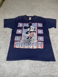 Mickey Unlimited Jerry Leigh Mickey Mouse T-Shirt Herren XL blau große Grafik Vintage - Bild 1 von 11