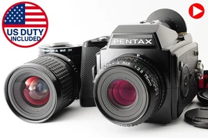 [TOP NEUWERTIG] PENTAX 645 Kamera A 75mm 45mm F/2.8 Objektiv Rear Converter 2x aus JAPAN - Bild 1 von 21