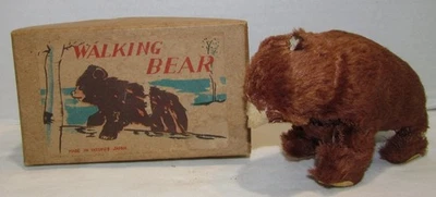 Walking Bear Wind Up Toy, Occupied Japan - Image 1 of 4