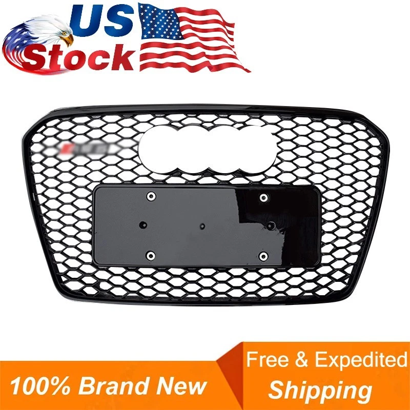 For Audi A5 S5 B8.5 2013 2014 2015 2016 Honeycomb Grille RS5 Style Grill  Black Foto 1 de 4