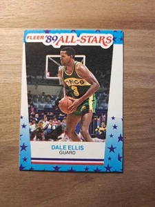 1989-90 Fleer - All-Stars Stickers Dale Ellis #8 - Picture 1 of 10