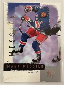2000-01 SP Authentic Mark Messier Sample #11 Hockey New York Rangers HOF