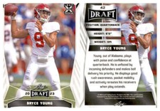 2023 LEAF DRAFT PICK FOOTBALL WHITE BASE - YOU PICK #1 - #100 * FREE SHIP *