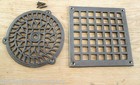 ANTIQUE CAST IRON VINTAGE STYLE AIR VENT AIR BRICK GRILLE COVER