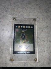 Signed 2008 Topps Chrome jordy nelson rookie rc card