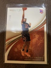 ISAAC OKORO 2020 PANINI IMMACULATE COLLEGIATE COLLECTION GOLD /20 ROOKIE CAVS
