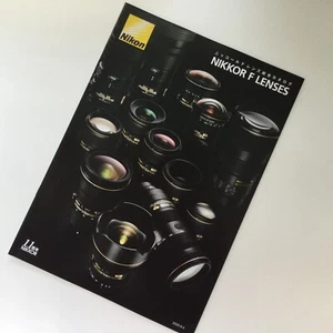 Nikon NIKKOR F LENSES Japanese Catalog Published in September 2020 from Japan - Picture 1 of 8