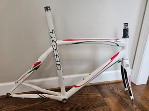 Ultra Rare Rossin Force Limited Edition Carbon Fiber Frameset Wilier Triestina L - Picture 1 of 15