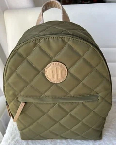 Tommy Hilfiger Harper II Quilted Backpack Olive Green Medium MSRP: $118.00 NWT - Picture 1 of 11