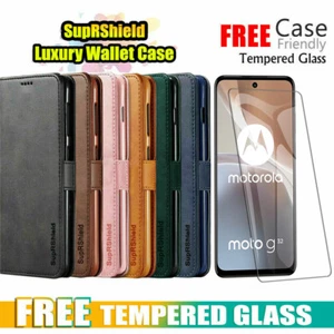 For Motorola Moto G53 G32 G31 G51 5G Wallet Leather Case Shockproof Magnet Cover - Picture 1 of 19