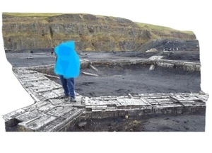 Transformers Prop The Last Knight Original Production Used Cybertron Panel RARE! - Picture 1 of 4